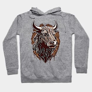 Bull Face Hoodie